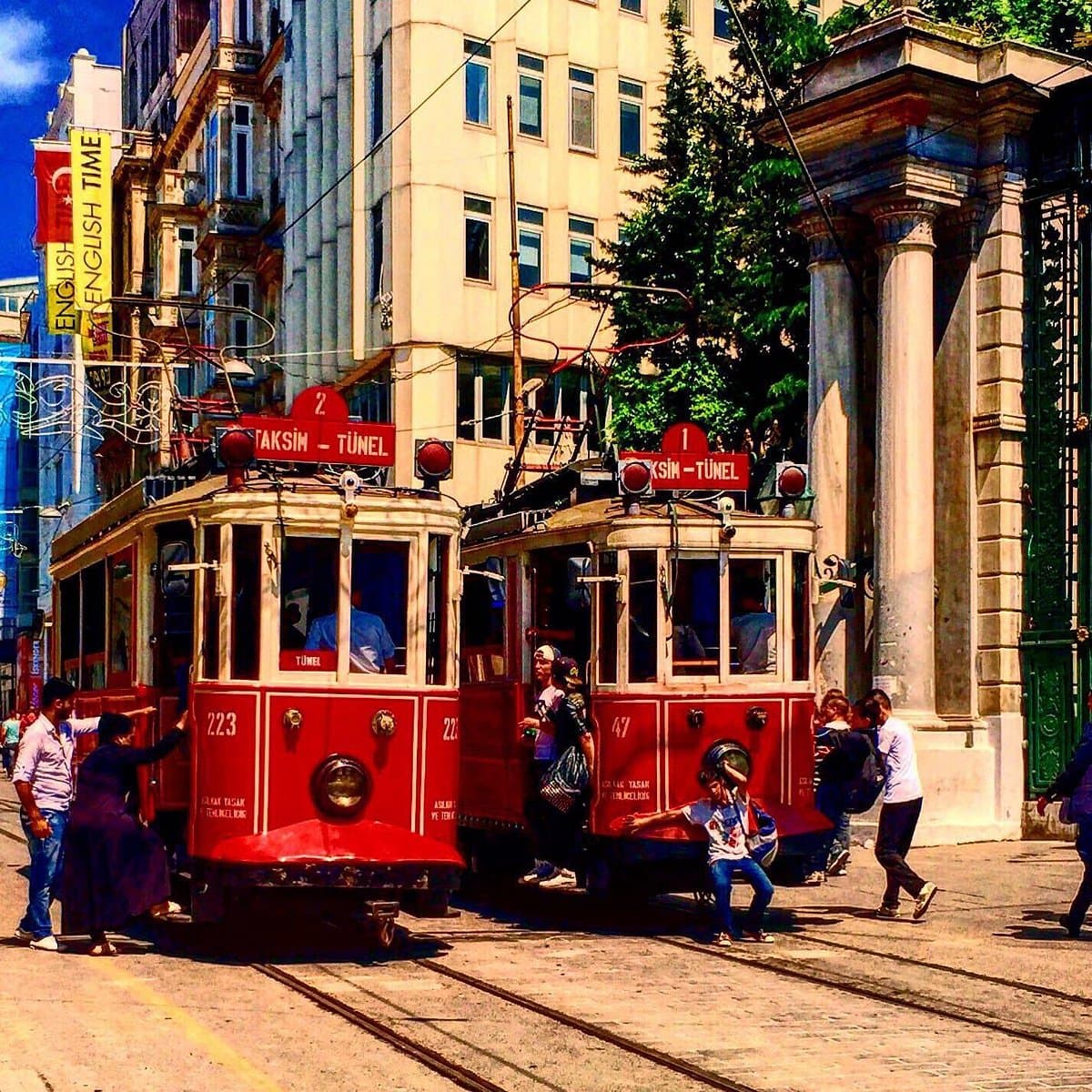 Galatasaray Nostalgie-Straßenbahn
